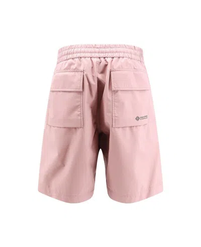 Moncler Grenoble Pink Polyester Clothing Shorts In Pink