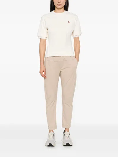 Moncler Grenoble Women Cotton T-shirt In Pink