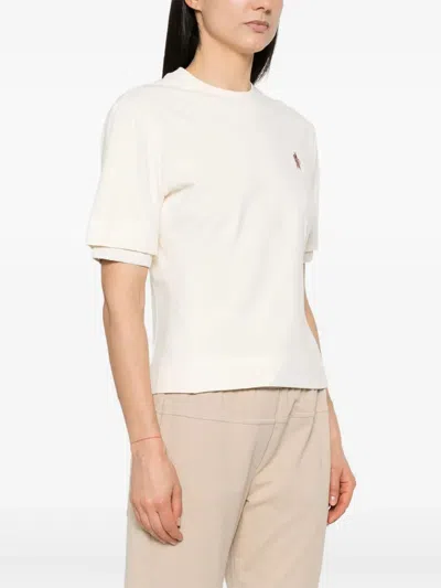Moncler Grenoble Women Cotton T-shirt In Pink