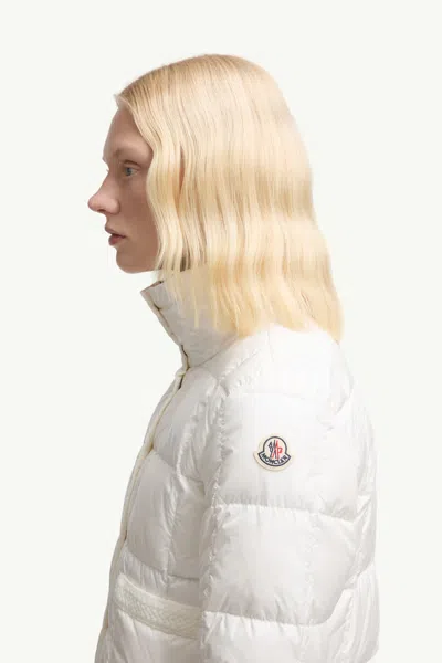 Moncler Long Sleeve Down Jacket In White