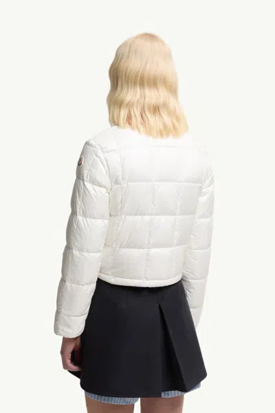 Moncler Long Sleeve Down Jacket In White