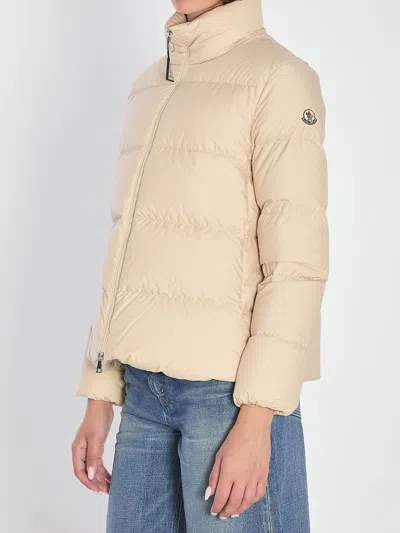 Moncler Mauzun Puffer Jacket In Neutral