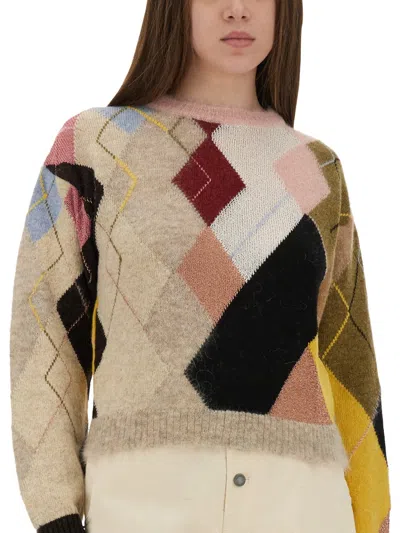 Moschino Brushed Mohair Blend Sweater