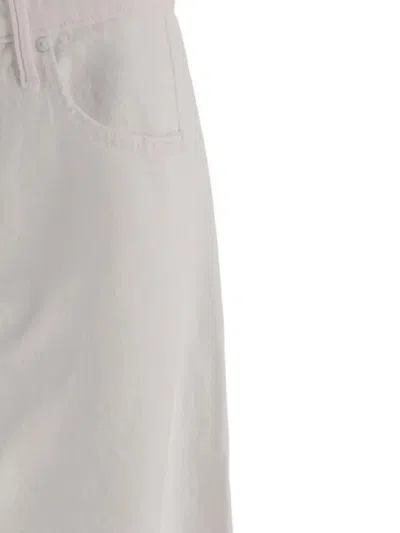 Mother Wide Leg Cotton Denim Jeans