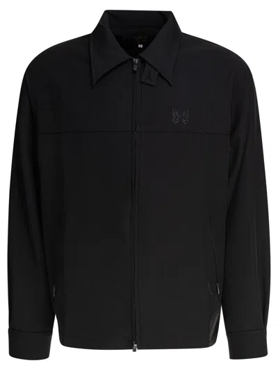 Needles Logo-embroidered Jacket In Black