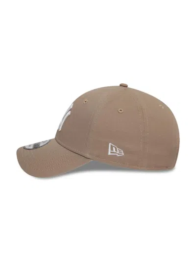 New Era Logo-embroidered Cotton Cap In Brown
