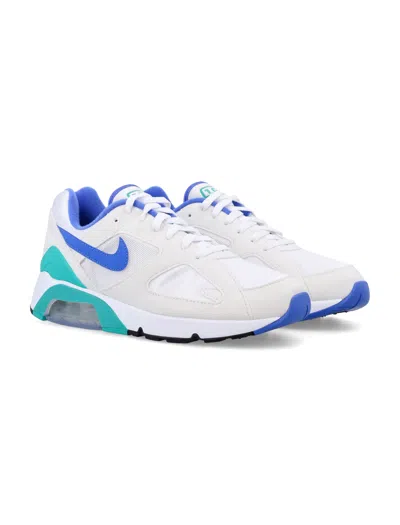 Nike Air 180 Sneakers In White Leather And Fabric In Multi