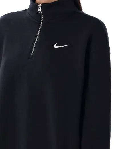 Nike Phoenix Zip-up Sweatshirt In Black