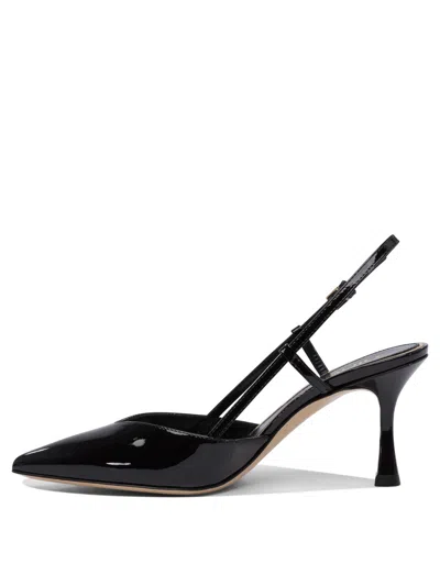 Ninalilou 70mm Mya Slingback Patent-leather Pumps In Black