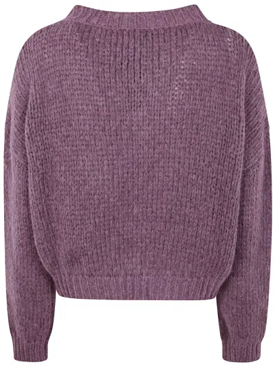 Nuur Long Sleeves Round Neck Sweater In Neutral