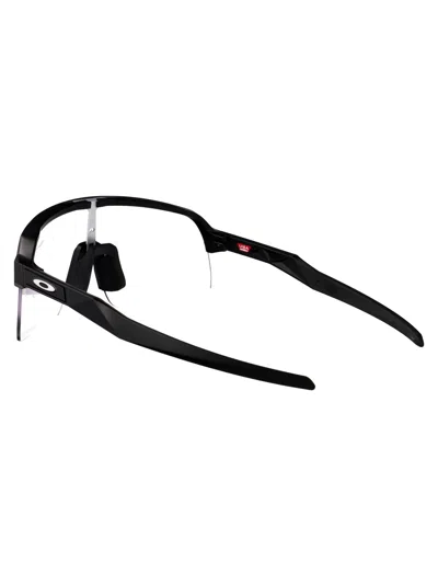 Oakley Matte Black Injectate Sunglasses In Transparent