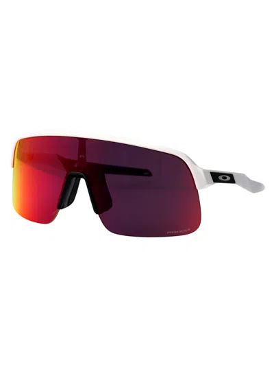 Oakley Matte White Injectate Sunglasses In Multi