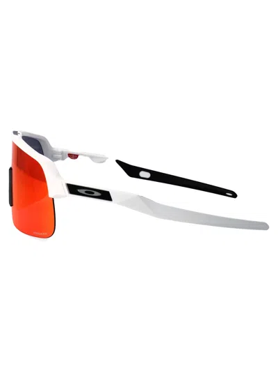 Oakley Matte White Injectate Sunglasses In Multi