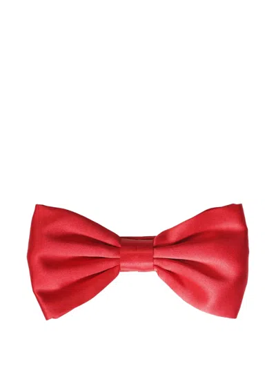 Stefano Ricci Silk Bow Tie In Red