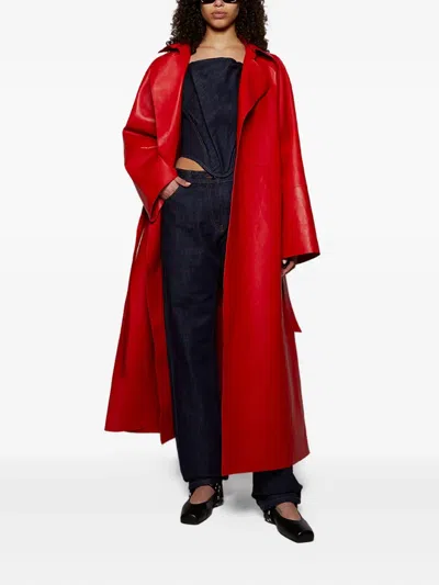 Magda Butrym Logo-patch Jeans In Blue