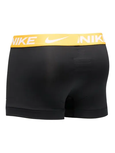 Nike Dri-fit Logo-waistband Boxers (pack Of Thee) In Black