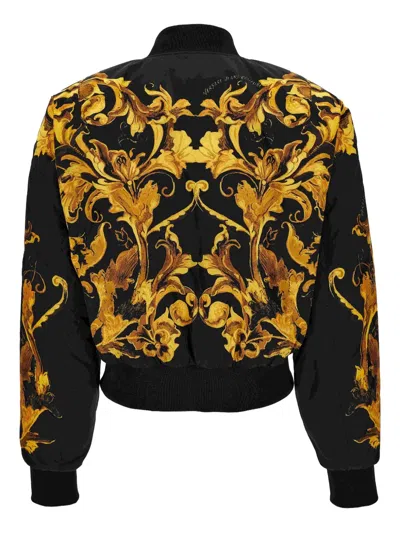 Versace Jeans Couture Baroque-print Bomber Jacket