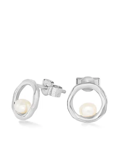 Dower & Hall Waterfall Earrings In Metallic