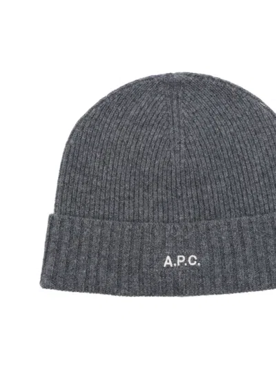 Apc Ribbed Wool Beanie
