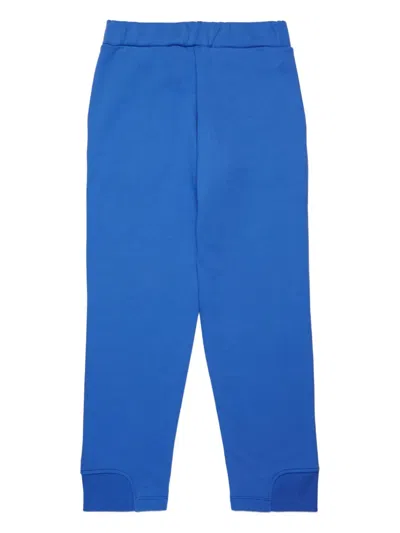 Marni Logo-print Trousers In Blue