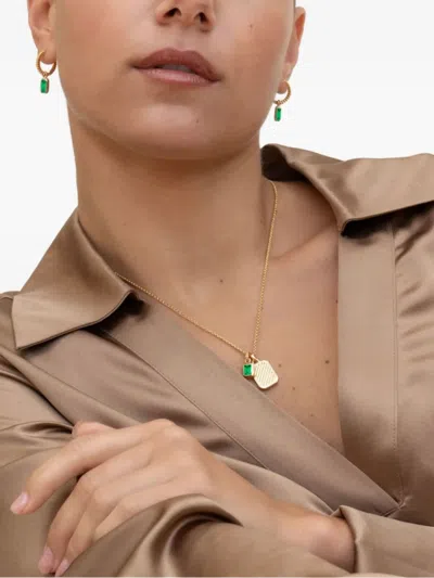 Dower & Hall Humbug Huggie Hoops In Gold