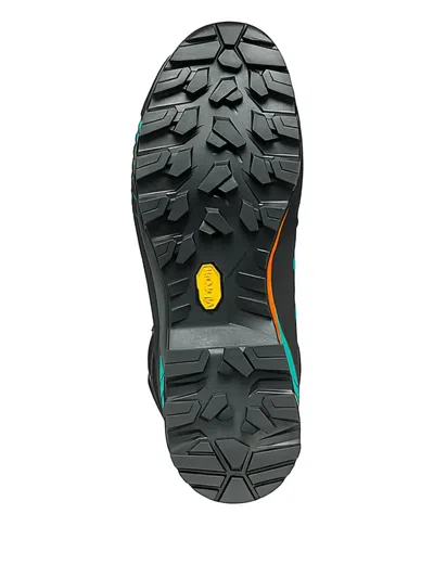 Scarpa Lace-up Patterned Hiking Boots In Blue