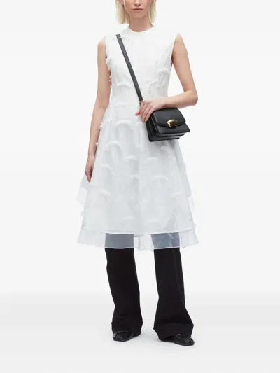 3.1 Phillip Lim Embroidered Organza Sleeveless Midi Dress In White