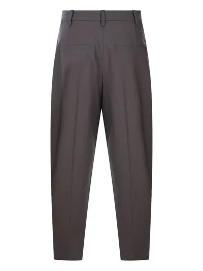 Brunello Cucinelli Casual Trousers With Belt Loops And Back Pockets