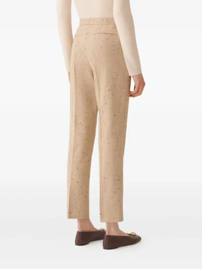 Fabiana Filippi Montefalco Buttoned Tailoring Trousers In Neutral