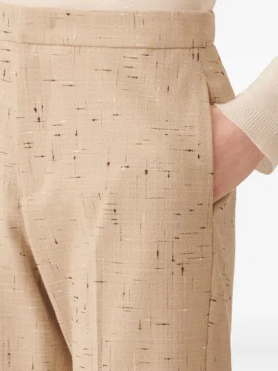 Fabiana Filippi Montefalco Buttoned Tailoring Trousers In Neutral