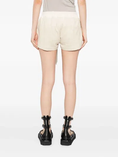 Rick Owens Off-white Concordians Fog Boxers Shorts In Neutral