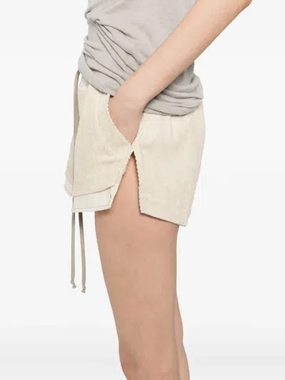 Rick Owens Off-white Concordians Fog Boxers Shorts In Neutral