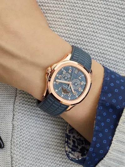 Pre-owned Patek Philippe 2025 Aquanaut Luce 40mm In Blue