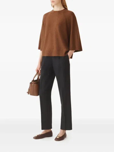 Fabiana Filippi Elasticated-waistband Trousers In Blue