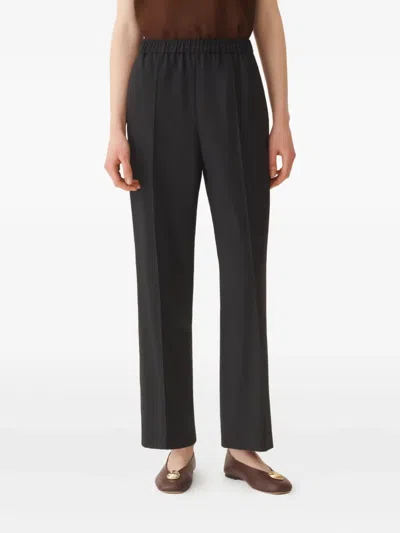 Fabiana Filippi Elasticated-waistband Trousers In Blue