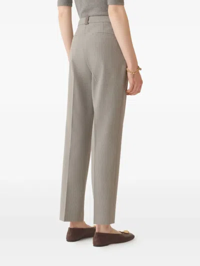 Fabiana Filippi Montefalco Techno Tailoring Trousers In Gray