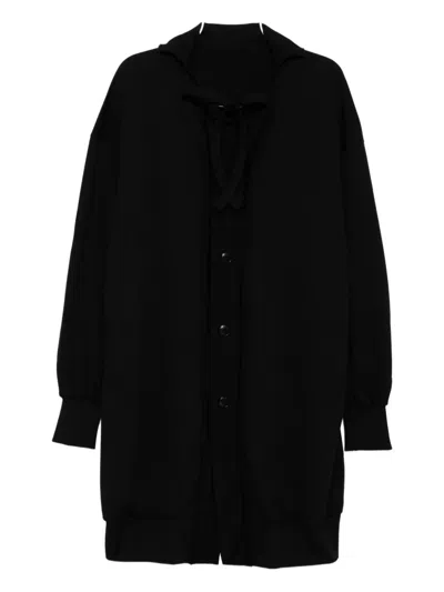 Yohji Yamamoto Slogan-print Top In Black