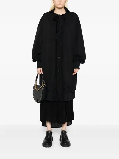 Yohji Yamamoto Slogan-print Top In Black