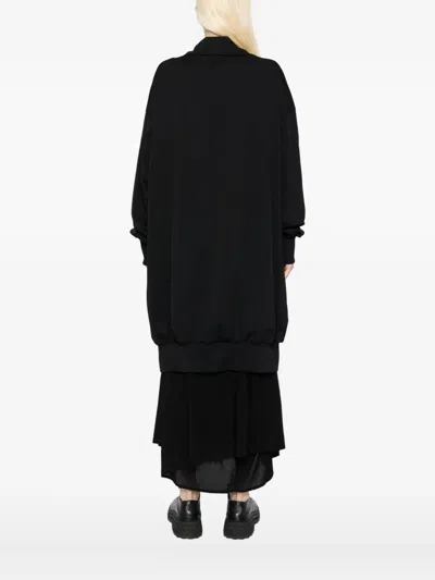 Yohji Yamamoto Slogan-print Top In Black