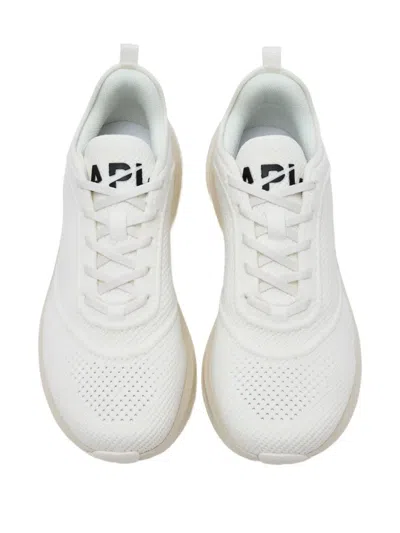 Apl Athletic Propulsion Labs Techloom Dream Knitted Lace-up Performance Sneakers In White