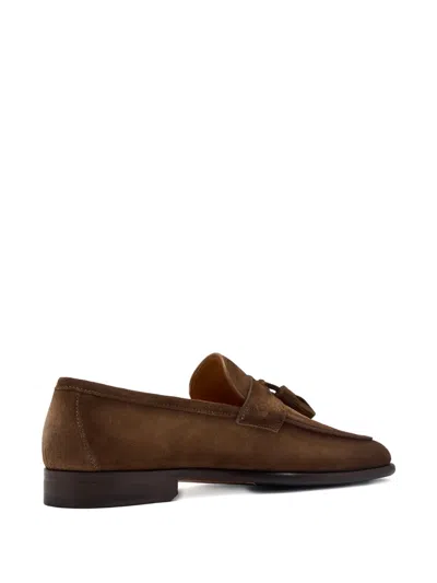 Magnanni Tassel Suede Loafers