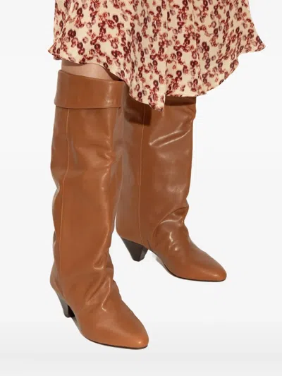 Isabel Marant 65mm Elita Leather Knee-high Boots