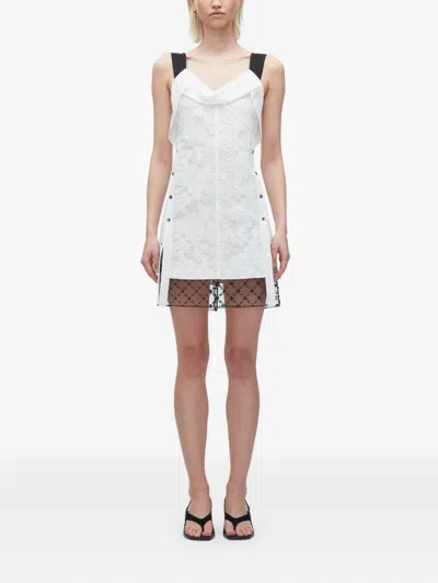 3.1 Phillip Lim Sleeveless Corded Lace Minidress In White