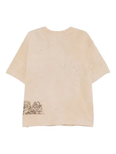 Ziggy Chen Cotton T-shirt In Neutral