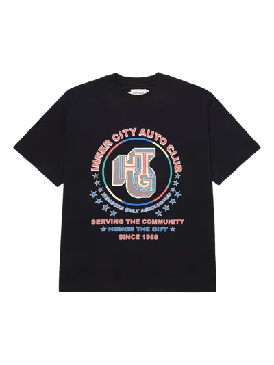 Honor The Gift Auto Association T-shirt In Black