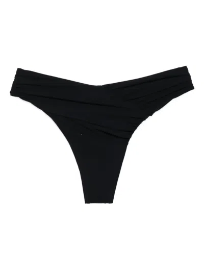 Magda Butrym Draped Bikini Bottom In Black
