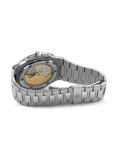 Pre-owned Patek Philippe 2017 Nautilus 40th Anniversary Limited Edition 40mm In Blue