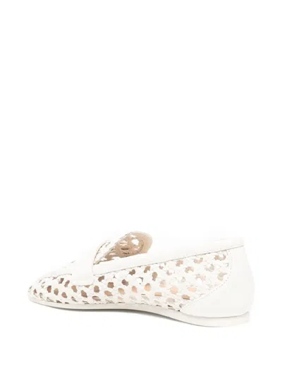 Stuart Weitzman Thea Woven Leather Loafers