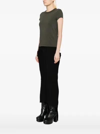 Rick Owens Cotton T-shirt In Green