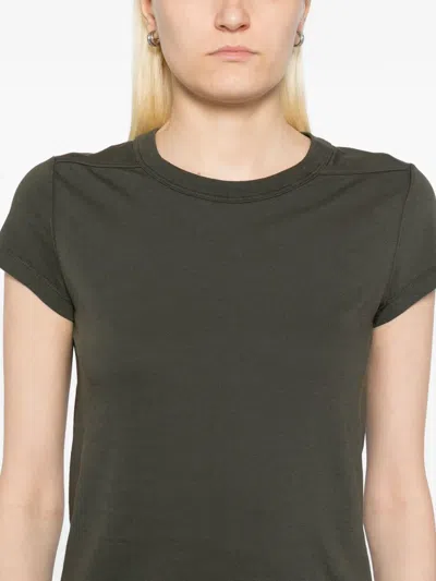 Rick Owens Cotton T-shirt In Green